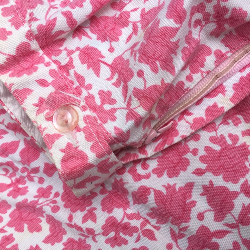 1960’s Pink Floral High Waisted Shorts~ - Picture 7 of 7